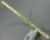 WIDE .90CT DIAMOND 18KT YELLOW GOLD CLASSIC SEMI ETERNITY ROUND BANGLE BRACELET