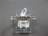 ESTATE .70CT DIAMOND 14K WHITE GOLD 7 STONE TRADITIONAL WEDDING ANNIVERSARY RING