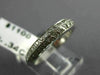 ESTATE .34CT DIAMOND 14K WHITE GOLD CLASSIC PAVE WEDDING ANNIVERSARY RING #14951