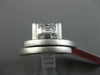 ESTATE WIDE 18KT WHITE GOLD FUN RING. 3D CLUSTER CRISS CROSS ETOILE DESIGN