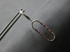 1.32CT DIAMOND & AAA RUBY 14KT WHITE GOLD ROUND & BAGUETTE FUN HANGING EARRINGS