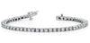 3.0CT DIAMOND 14KT WHITE GOLD 3D CLASSIC 4 PRONG ROUND ETERNITY TENNIS BRACELET