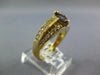 1CT DIAMOND & AAA TANZANITE 14KT YELLOW GOLD OVAL & ROUND FRIENDSHIP PROMSE RING