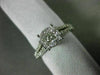 ESTATE .75CT ROUND DIAMOND 14K WHITE GOLD CLASSIC SOLITAIRE HALO ENGAGEMENT RING