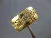 ESTATE WIDE PARENTESI BULGARI 1.0CT DIAMOND 18K YELLOW GOLD ETERNITY LOVE RING
