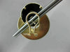 ESTATE LARGE 14KT YELLOW GOLD SWIRL AAA BLACK ONYX CLIP ON EARRINGS #22548