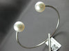 ESTATE LARGE AAA SOUTH SEA PEARL 14K WHITE GOLD CLASSIC FLEXIBLE BANGLE BRACELET