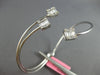 WIDE .77CT DIAMOND 18KT WHITE GOLD ROUND & BAGUETTE FLEXIBLE FUN BANGLE BRACELET