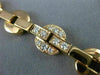 ESTATE 2.35CT ROUND CUT DIAMOND 18KT ROSE GOLD 3D CIRCULAR LINK BRACELET #21566