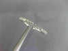 ESTATE .40CT ROUND DIAMOND PLATINUM 3D DIAMOND ETERNITY WEDDING ANNIVERSARY RING