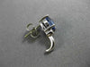 ESTATE 2.56CT DIAMOND & AAA TANZANITE 14KT WHITE GOLD 3D HANGING EARRINGS #20007