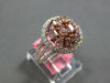 LARGE 2.21CT WHITE & PINK DIAMOND 18KT WHITE & ROSE GOLD 3D MULTI SHAPE FUN RING