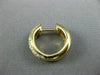 ESTATE .72CT DIAMOND 14KT YELLOW GOLD 3D MULTI ROW MICRO PAVE HUGGING EARRINGS
