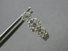 .75CT DIAMOND 14K WHITE GOLD 3D PAST PRESENT FUTURE FLOWER OVAL HANGING EARRINGS