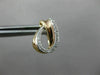 ESTATE .25CT DIAMOND 14KT ROSE GOLD 3D PAVE CLASSIC LOVE KNOT CLIP ON EARRINGS