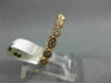 ESTATE .59CT DIAMOND 14KT ROSE GOLD FILIGREE MILGRAIN ETERNITY ANNIVERSARY RING