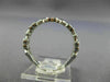 ESTATE .50CT DIAMOND 14KT WHITE GOLD MULTI HEART 3/4TH ETERNITY LOVE RING #20364