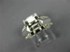 ESTATE .30CT DIAMOND 14K WHITE GOLD 3D TENSION SEMI MOUNT ENGAGEMENT RING #16097