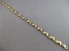 ESTATE .15CT DIAMOND 14KT 2 TONE GOLD 3D INFINITY LOVE TENNIS BRACELET #20842