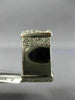 ESTATE WIDE 1.36CT DIAMOND 18KT WHITE GOLD 3D SQUARE PAVE ANNIVERSARY RING #478