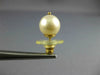 ESTATE AAA SOUTH SEA PEARL 14KT YELLOW GOLD 3D CLASSIC MENS PIN