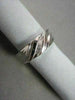WIDE 7mm HAND CRAFTED .17CT F VVS DIAMOND 14KT WHITE GOLD MENS WEDDING BAND !!!!