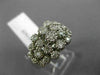 ESTATE WIDE .75CT DIAMOND 14KT WHITE GOLD 3D FILIGREE MILGRAIN ANNIVERSARY RING