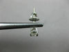 ESTATE .87CT ROUND DIAMOND 14K WHITE GOLD CLASSIC 4 PRONG SOLITARE STUD EARRINGS