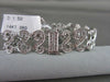 ANTIQUE WIDE 1.5CTW FILIGREE 14KT DIAMOND "S" DESIGN BRACELET