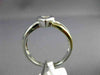 ESTATE .06CT DIAMOND 14KT WHITE & YELLOW GOLD 3D SOLITAIRE HEART FUN RING #15388