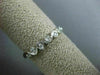 ESTATE .11CT DIAMOND 14K WHITE GOLD ETOILE BEZEL SEMI ETERNITY ANNIVERSARY RING