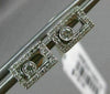 .24CT DIAMOND 18K WHITE GOLD RECTANGULAR SOLITAIRE ETOILE FLOATING STUD EARRINGS