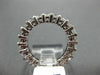 3.0CT ROUND DIAMOND 14K WHITE GOLD 3D SHARE PRONG ETERNITY ANNIVERSARY RING 1352