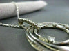 ESTATE LARGE 2.20CT DIAMOND 14KT WHITE GOLD ETOILE CIRCLE OF LIFE PENDANT #843