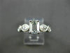ESTATE EGL 2.24CT EMERALD CUT DIAMOND 18K W GOLD ENGAGEMENT RING I VS2 7X5 21171