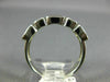 ESTATE 1.05CT AAA CITRINE 14KT WHITE GOLD 3D 5 STONE CUSHION CUT SQUARE FUN RING