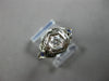 .26CT OLD MINE DIAMOND & AAA SAPPHIRE 18K WHITE GOLD 3D ART DECO ENGAGEMENT RING