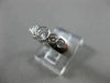 ESTATE .65CT DIAMOND 14KT WHITE GOLD GRADUATING BEZEL ENGAGEMENT RING 5mm #3757