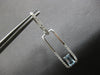.92CT DIAMOND & AAA AQUAMARINE 14KT WHITE GOLD 3D EMERALD CUT & ROUND EARRINGS