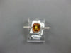 .70CT DIAMOND & AAA CITRINE 18KT WHITE GOLD 3D EMERALD CUT BEZEL FRIENDSHIP RING
