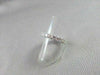 ANTIQUE 4MM 3.55CT DIAMOND ETERNITY 14KT WHITE GOLD RING WITH DIAMONDS ON SIDE!!