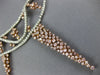 EXTRA LARGE 17.57CT WHITE & PINK DIAMOND 18K WHITE & ROSE GOLD COCKTAIL NECKLACE