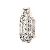 LARGE 17.10CT DIAMOND & AAA LIGHT KUNZITE 18KT WHITE GOLD 3D OVAL FLOWER PENDANT