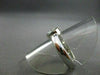 ESTATE WIDE .55CT DIAMOND 14K WHITE GOLD ROUND SEMI BEZEL ENGAGEMENT RING #18137