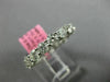 ESTATE 3.25CT ROUND CUT DIAMOND 18K WHITE GOLD ETERNITY WEDDING ANNIVERSARY RING