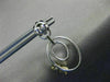 .85CT WHITE & FANCY YELLOW DIAMOND 18KT TWO TONE GOLD OVAL BOW HANGING EARRINGS