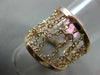 ESTATE WIDE .16CT DIAMOND 14KT ROSE GOLD DIAMOND BY THE YARD FLEXIBLE LOVE RING