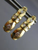 ESTATE .72CT ROUND DIAMOND 14K YELLOW GOLD CLASSIC CHANNEL HUGGIE EARRINGS #6168