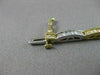ESTATE 1.38CT DIAMOND 14KT WHITE & YELLOW GOLD 3D FILIGREE TENNIS BRACELET #9442
