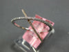 ESTATE .24CT DIAMOND 14KT WHITE & ROSE GOLD 3D CRISS CROSS X INFINITY LOVE RING